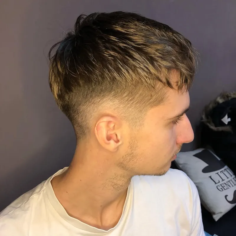 Teksturirane šiške s low fade prijelazom